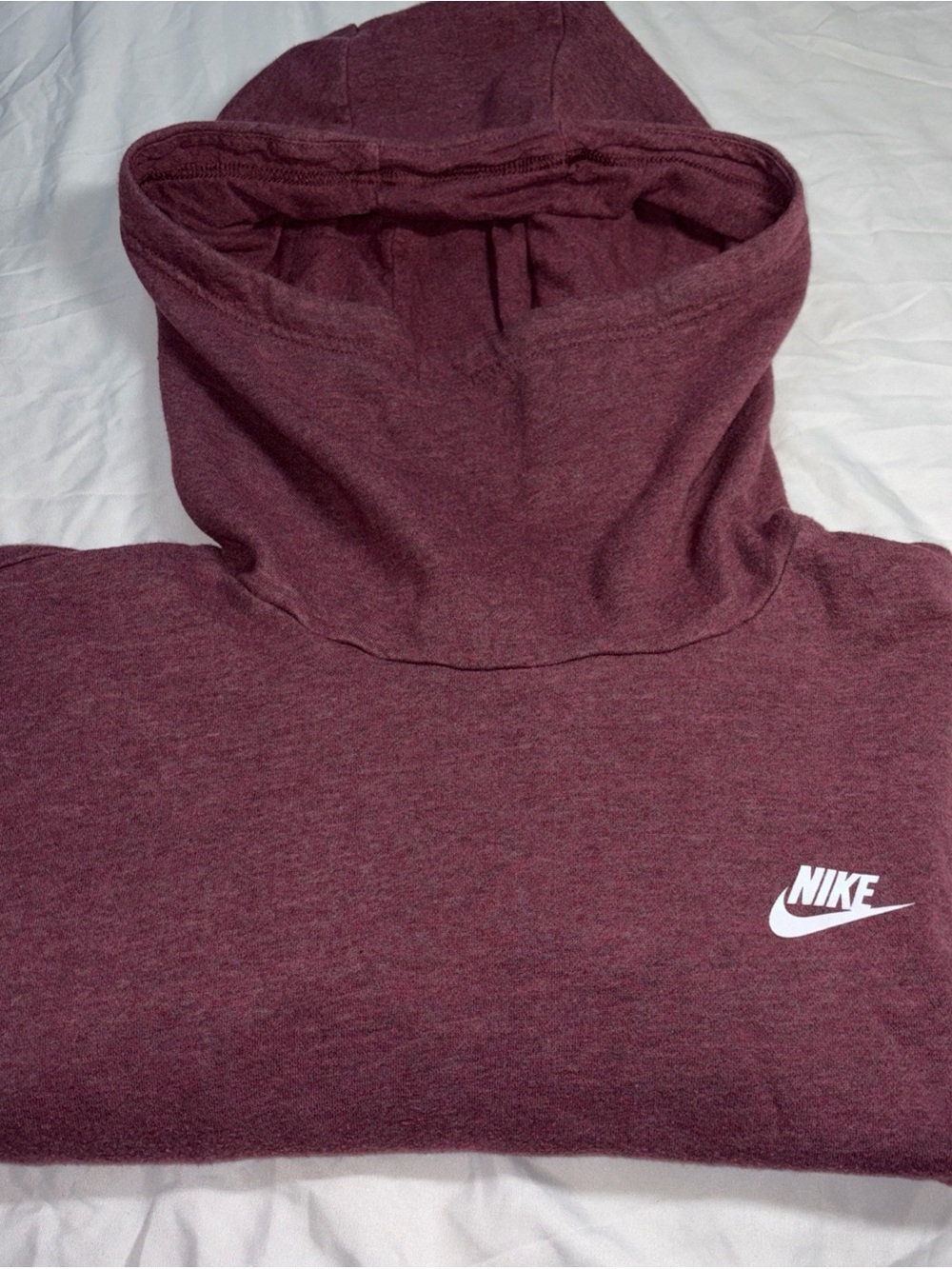 Nike women's long-sleeve funnel neck pullover hoodie with a front kangaroo XXL